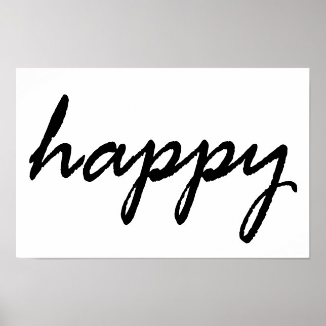Póster Feliz (Frente)