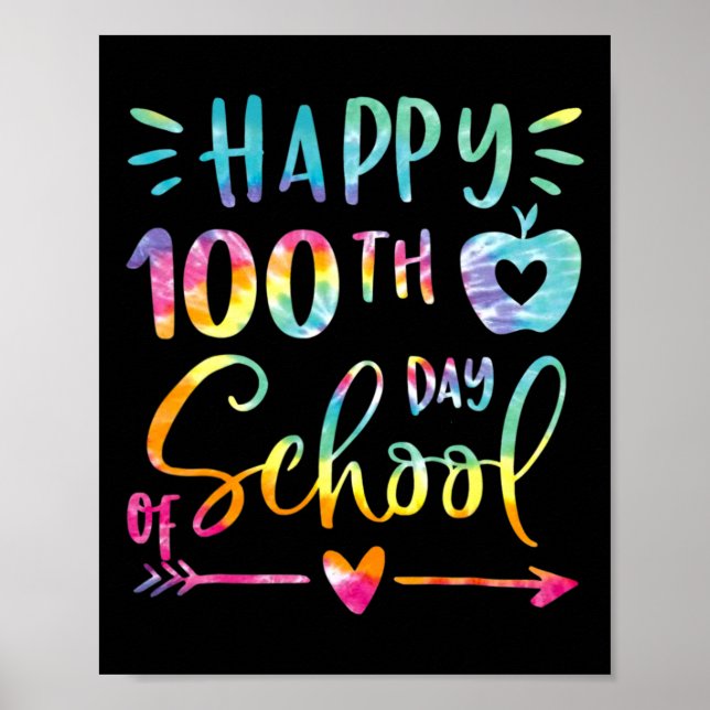 Póster Feliz 100° Día del Estudiante 100 (Frente)
