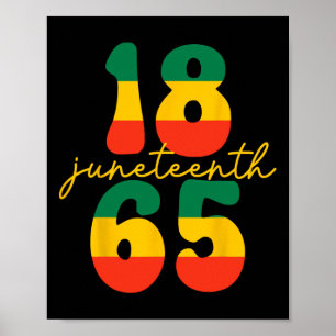 Póster Feliz 15 de junio es mi niño negro en el Día de la