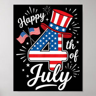 Póster Feliz 4 de julio