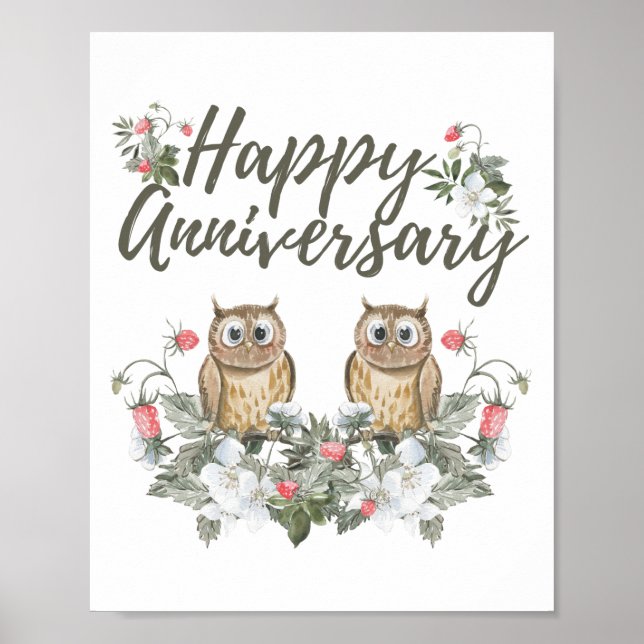 Póster Feliz aniversario (Frente)