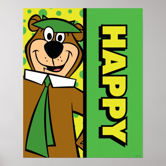 Póster Feliz año de Yogi (Frente)