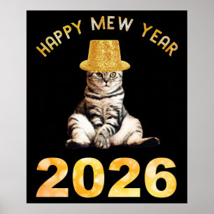 Póster Feliz año Mew 2026