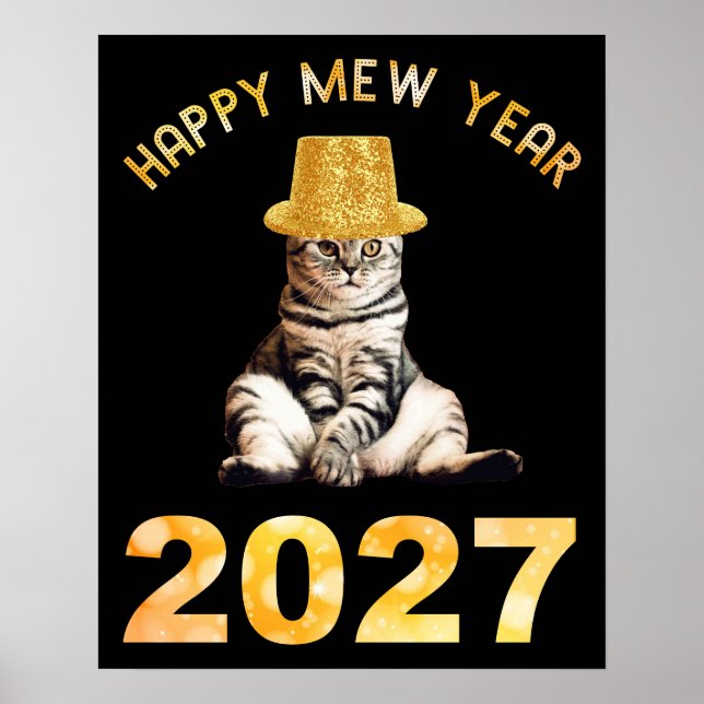 Póster Feliz año Mew 2027 (Frente)