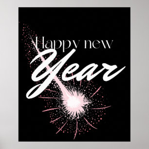 Póster Feliz año nuevo