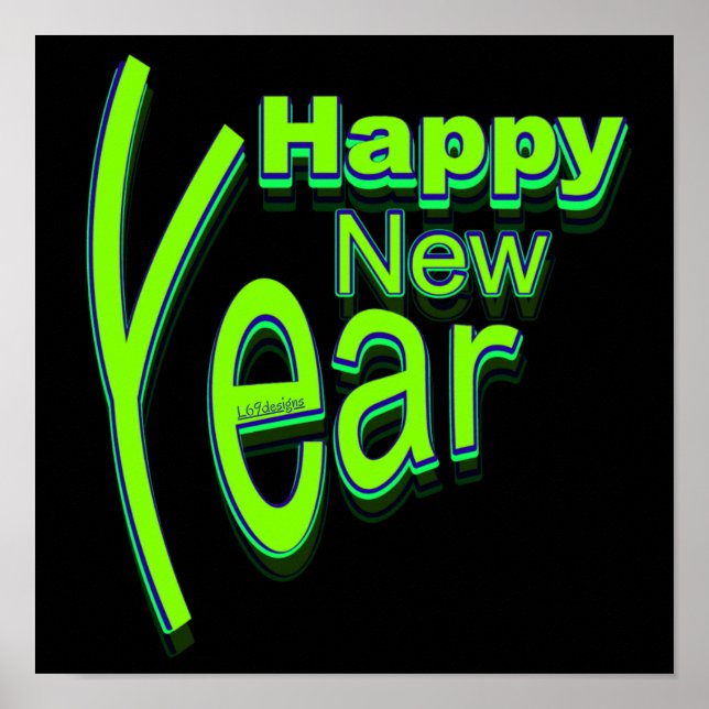 PÓSTER FELIZ AÑO NUEVO (Frente)