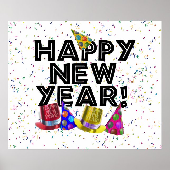 PÓSTER ¡FELIZ AÑO NUEVO! (Frente)