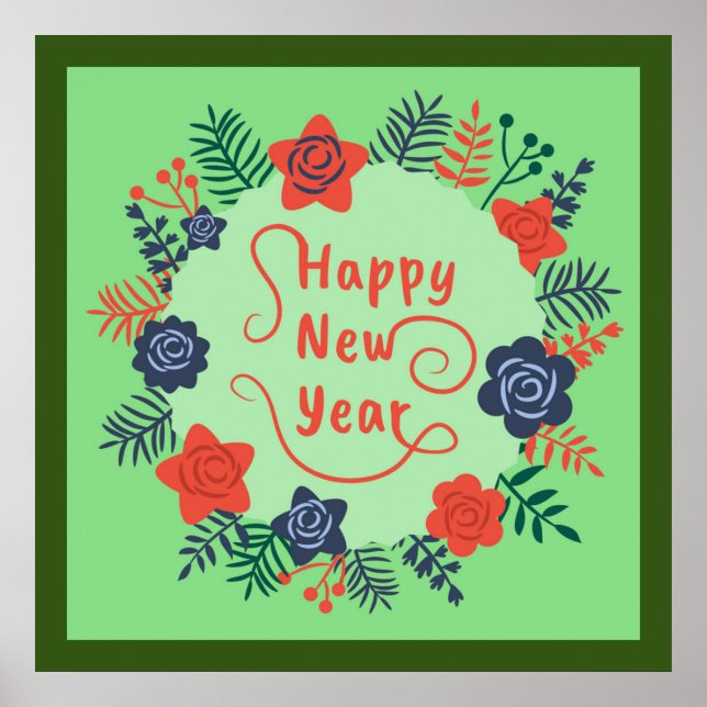 PÓSTER FELIZ AÑO NUEVO (Frente)