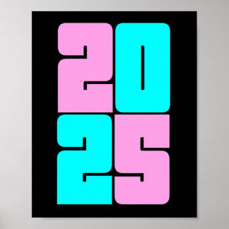 Póster Feliz Año Nuevo 2025