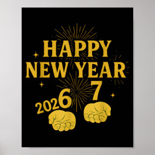 Póster Feliz Año Nuevo 67 Meme – Divertida Celebración 20