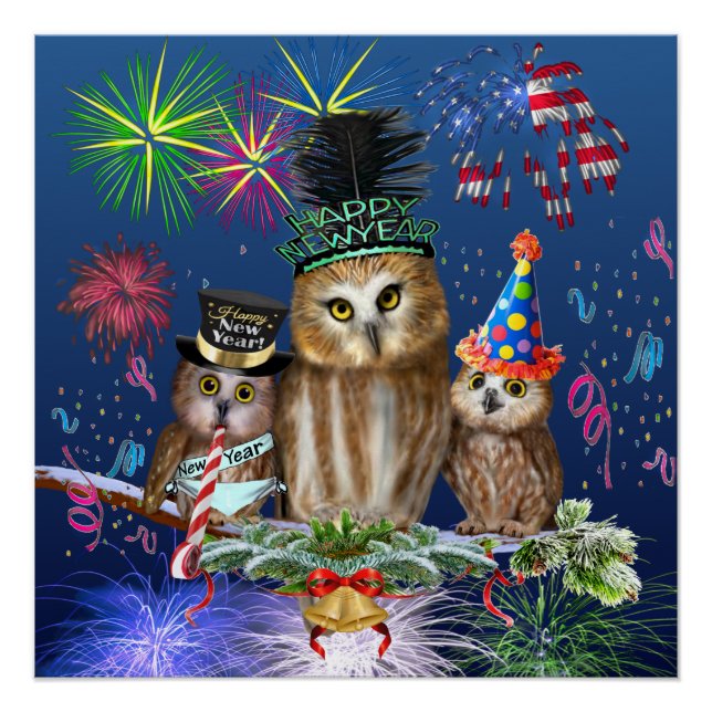 PÓSTER ¡FELIZ AÑO NUEVO DE TODOS NOSOTROS! (Anverso)