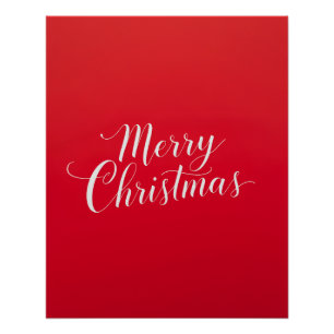 Póster Feliz Año Nuevo Feliz Navidad Temporada de Vacacio
