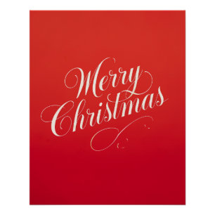 Póster Feliz Año Nuevo Feliz Navidad Temporada de Vacacio