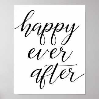 Póster Feliz año tras Boda