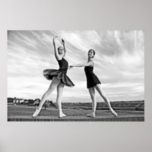 Póster Feliz bailarinas