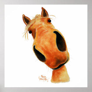 Póster Feliz caballo ' NuGGeT ' de Shirley MacArthur