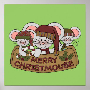 Póster Feliz Christmouse