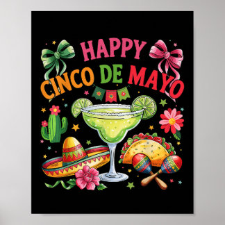 Póster Feliz Cinco De Mayo Fiesta Hombres Fiestas Mexican