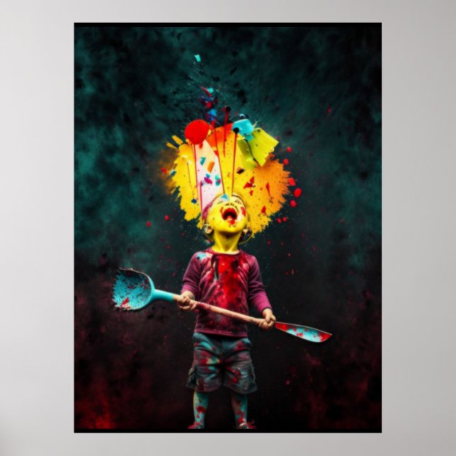 Póster Feliz cumpleaños (Frente)