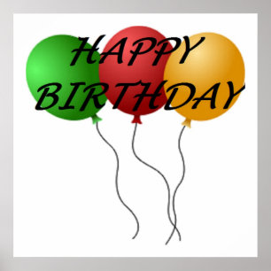 PÓSTER "FELIZ CUMPLEAÑOS"