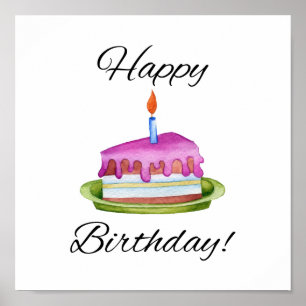 Póster ¡Feliz cumpleaños!