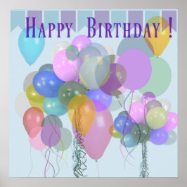 Póster Feliz cumpleaños