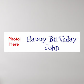 Póster Feliz cumpleaños