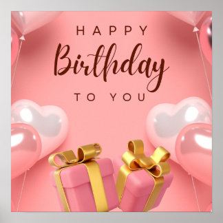 Póster Feliz cumpleaños