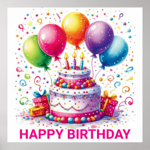 Póster Feliz cumpleaños