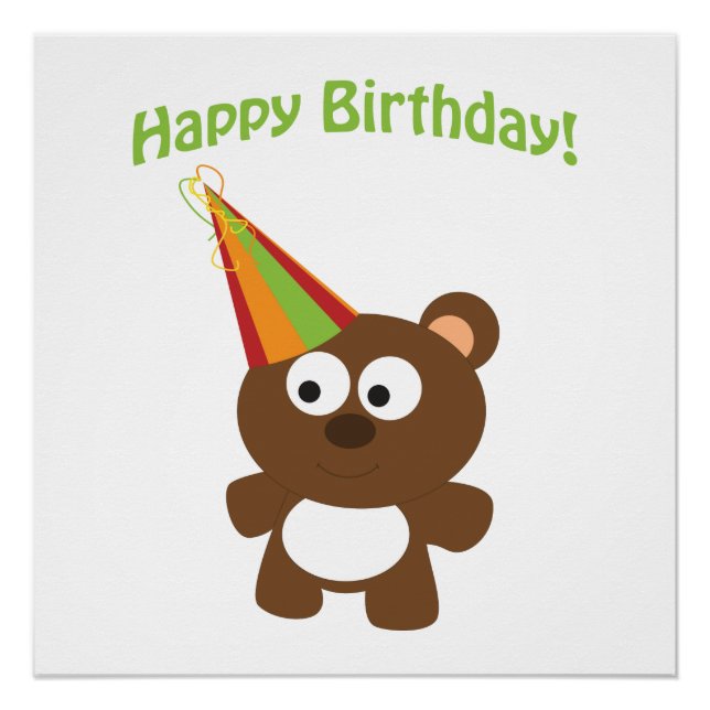Póster Feliz cumpleaños (Anverso)