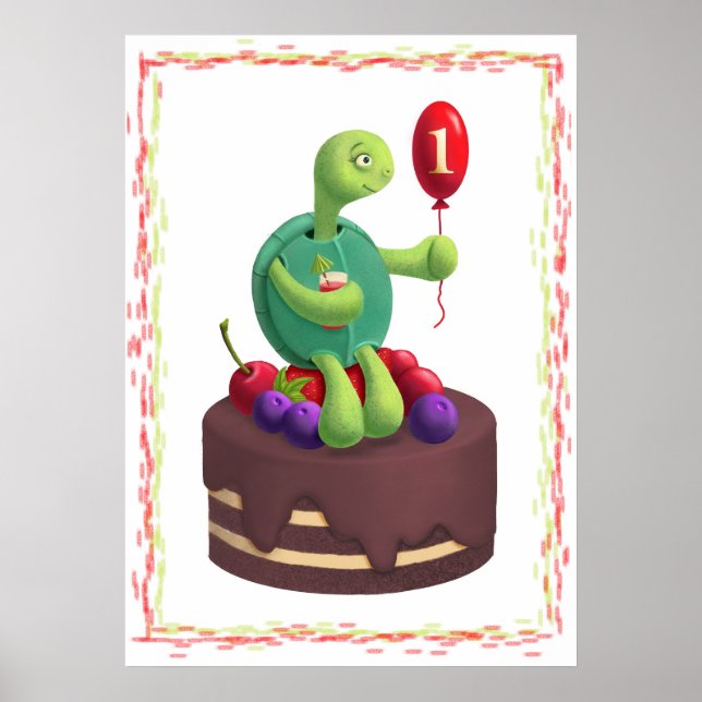 Póster ¡Feliz cumpleaños! (Frente)