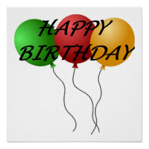 PÓSTER "FELIZ CUMPLEAÑOS"