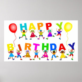 Póster Feliz cumpleaños