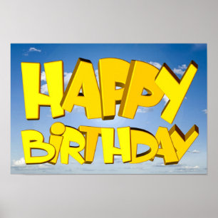 Póster Feliz cumpleaños
