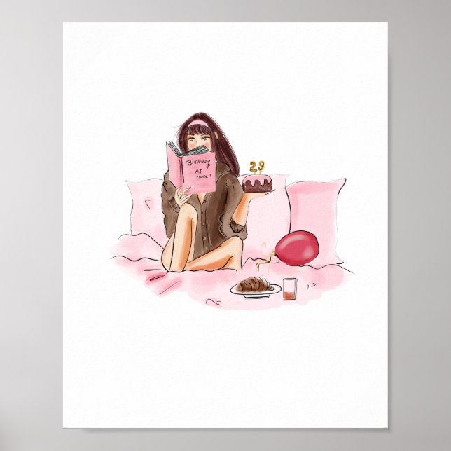 Póster Feliz cumpleaños 29 (Frente)