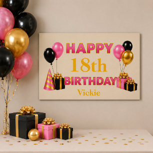 Póster Feliz Cumpleaños a Cualquier Edad Beige