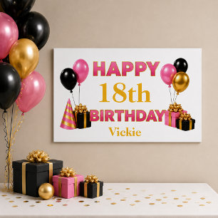 Póster Feliz Cumpleaños a Cualquier Edad Blanco