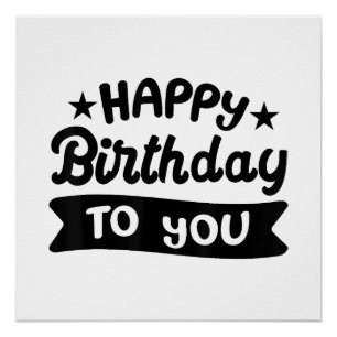 Póster Feliz Cumpleaños a ti