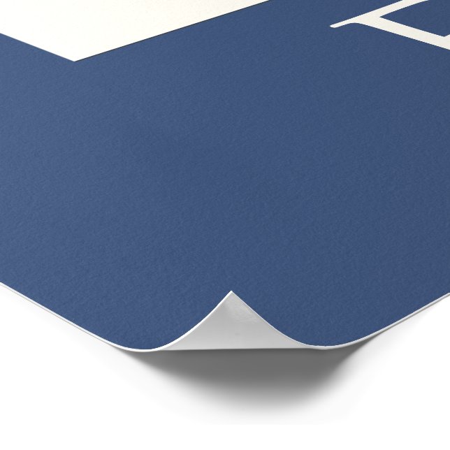 Póster Feliz cumpleaños al kanji japonés (Esquina)