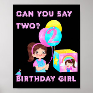 Póster Feliz Cumpleaños Niños
