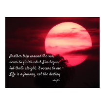 Feliz cumpleaños - Otro viaje alrededor del sol