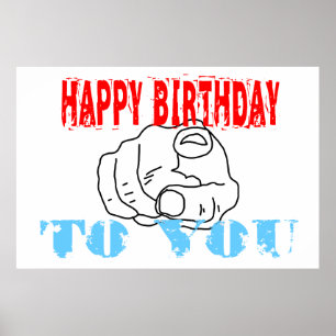 Póster Feliz Cumpleaños Para Ti