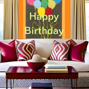 Póster Feliz cumpleaños, ten un buen día y una mejor noch