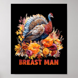Póster Feliz Día de Acción de Gracias Caída Vibes Tank Ma