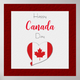 Póster Feliz Día de Canadá