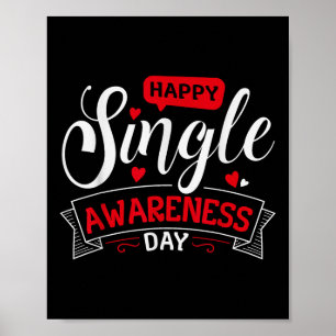 Póster Feliz Día de Conciencia Única - Divertidas Anti-Sa
