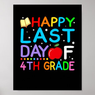Póster Feliz Día De Graduación De 5º Grado