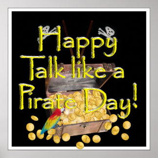 Póster Feliz día de "Hablar como un pirata"