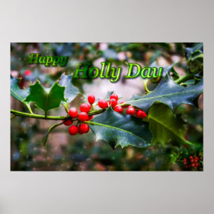Póster Feliz Día de Holly