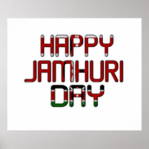 Póster Feliz Día de Jamhuri